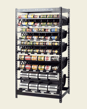 food storage rolling shelves